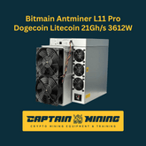 Bitmain Antminer L11 Pro 21Gh/s 3612W Dogecoin Litecoin